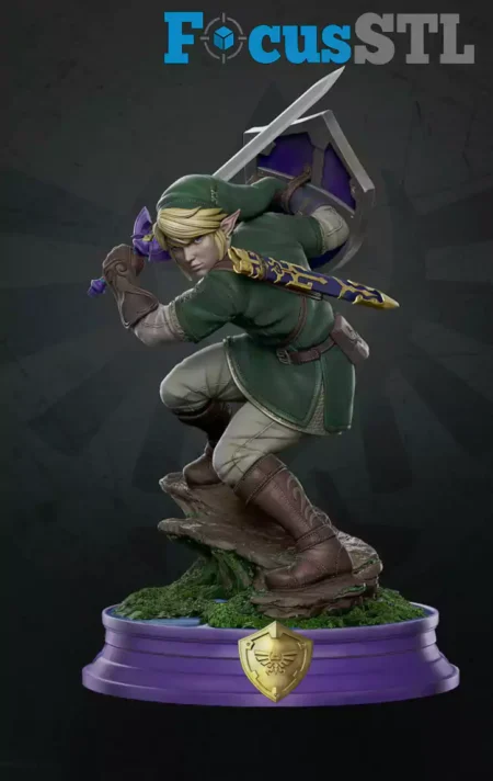 Zelda Link STL 3D Print Model