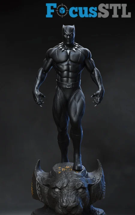 Black Panther STL 3D Print Model