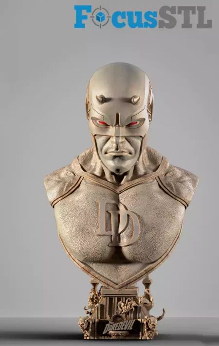 Daredevil Bust STL 3D Print Model