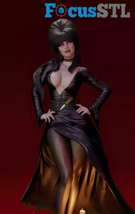 Elvira STL 3D Print Model