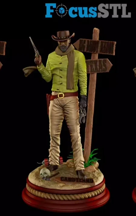Django Unchained STL 3D Print Model