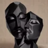 Abstract Lovers Faces STL 3D Print Model