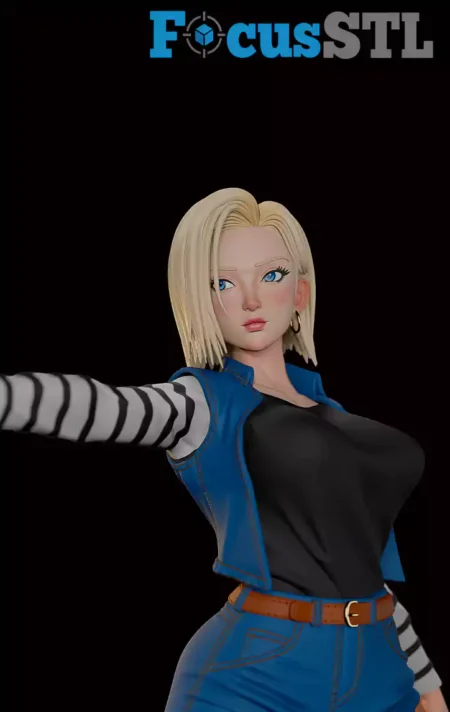 Android 18 STL 3D Print Model