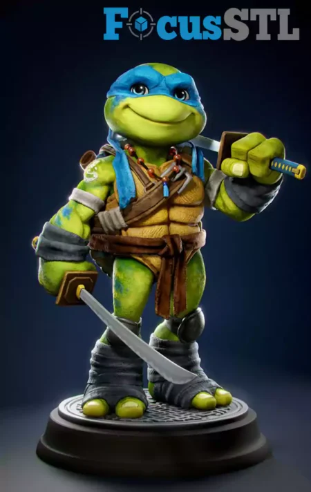 Leonardo TMNT STL 3D Print Model