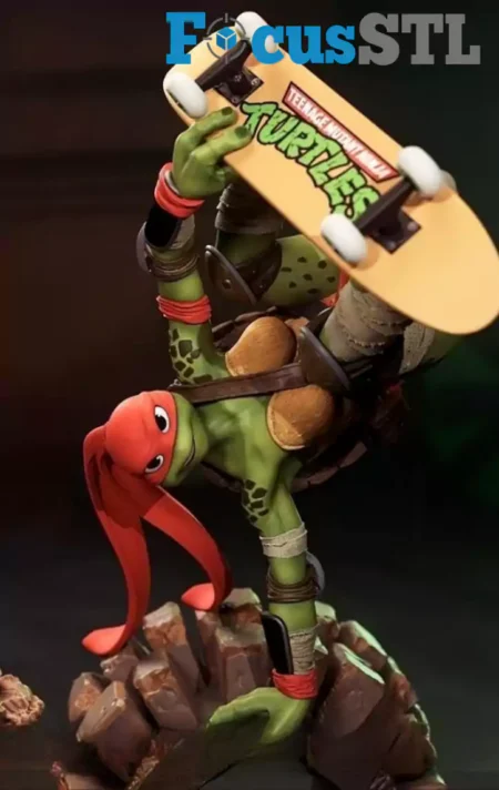 Raphael Female TMNT STL 3D Print Model