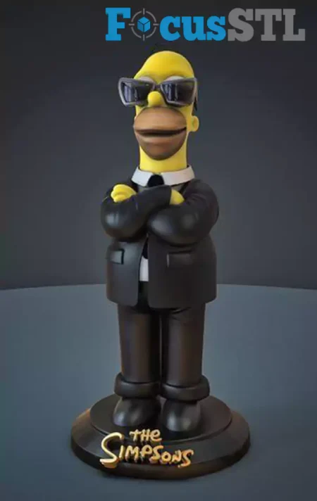 Simpson MIB STL 3D Print Model