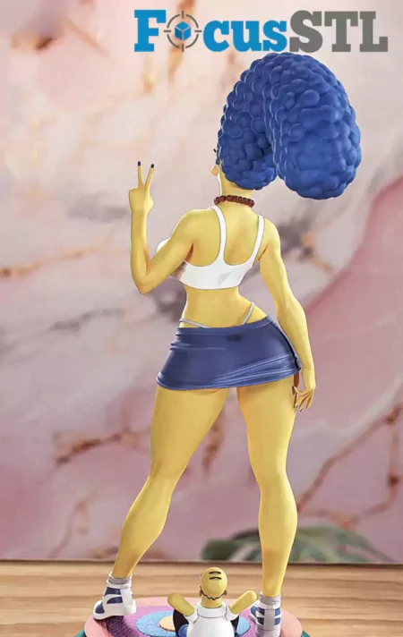 Marge Simpson STL 3D Print Model