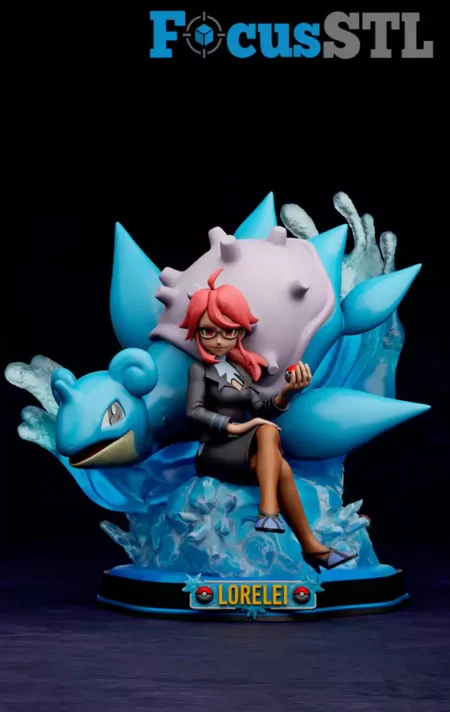 Lorelei Lapras STL 3D Print Model