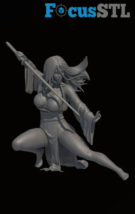 Mulan Fanart STL 3D Print Model