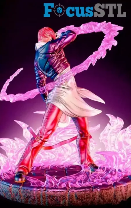 Iori Yagami STL 3D Print Model