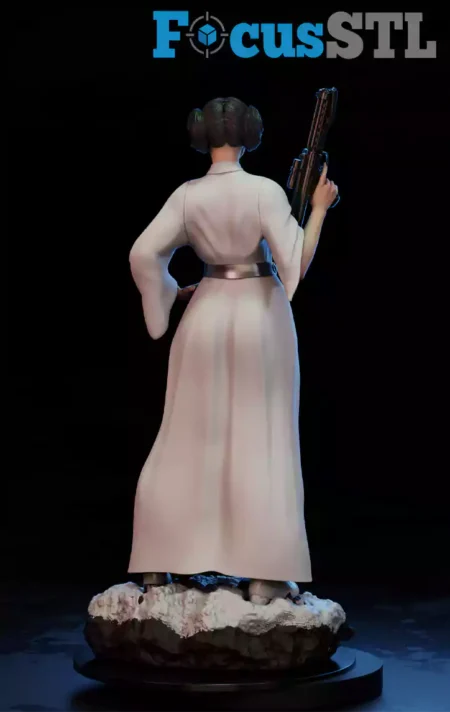 Princesa Leia STL 3D Print Model