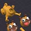 Naughty Pug Dog STL 3D Print Model