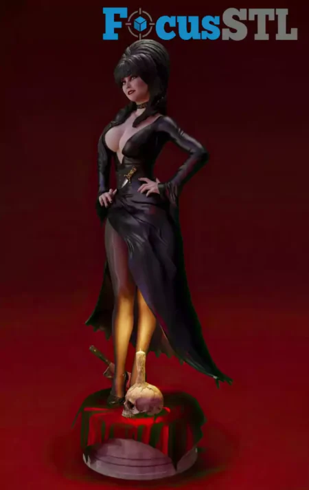 Elvira STL 3D Print Model