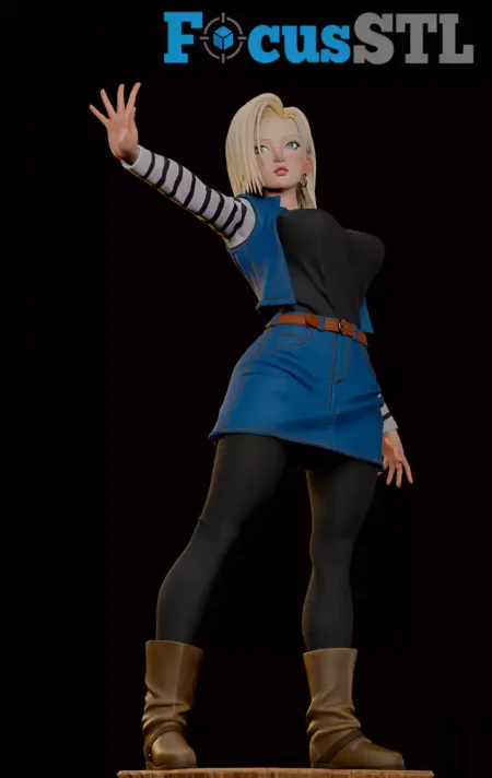 Android 18 STL 3D Print Model