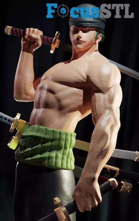 Roronoa Zoro STL 3D Print Model