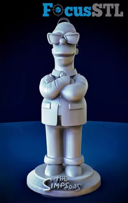 Simpson MIB STL 3D Print Model