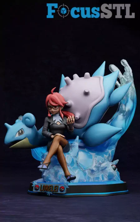 Lorelei Lapras STL 3D Print Model