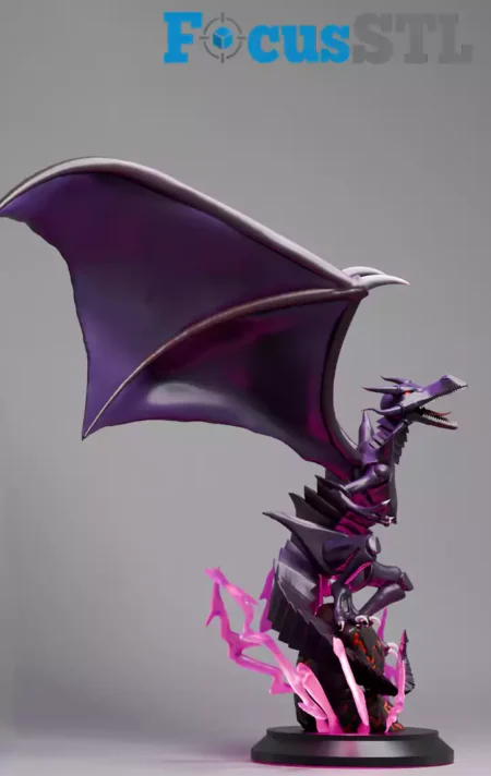 Red-Eyes Black Dragon STL 3D Print Model