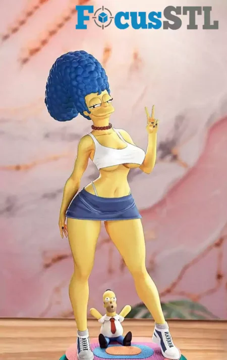 Marge Simpson STL 3D Print Model