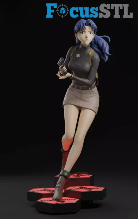Misato Katsuragi STL 3D Print Model