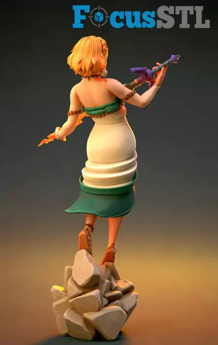 Princess Zelda STL 3D Print Model