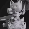 Dandadan Cat STL 3D Print Model