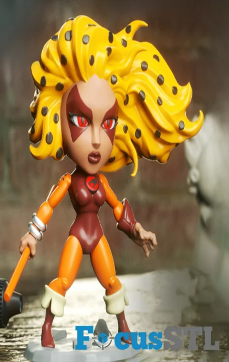 Cheetara Chibi STL 3D Print Model
