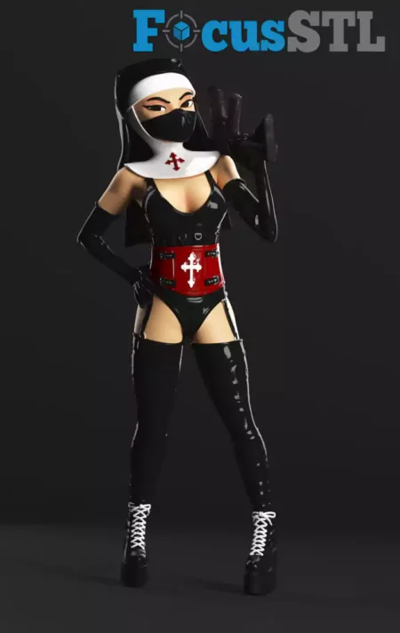 The Nun STL 3D Print Model