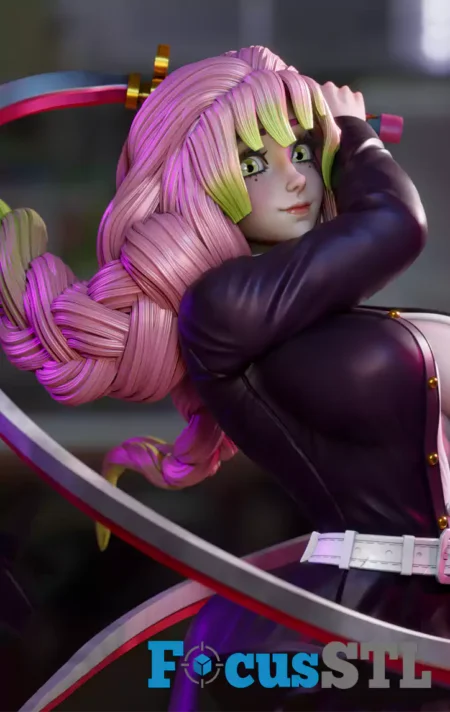 Mitsuri Kanroji STL 3D Print File