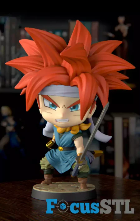Chibi Chrono Trigger STL 3D Print File