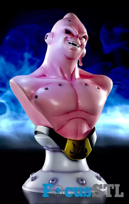Majin Buu Bust STL 3D Print File