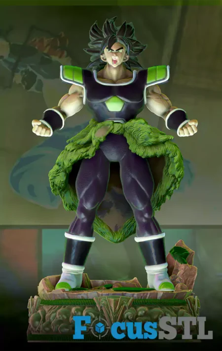 Broly STL 3D Print File