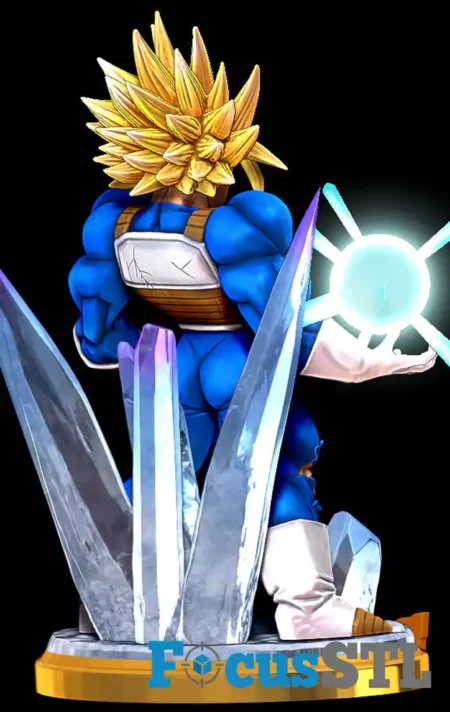 Trunks Ultra Super Saiyan STL 3D Print File