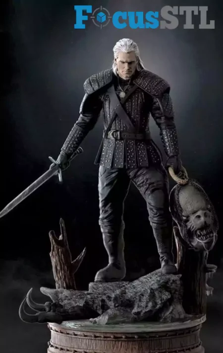 The Witcher STL 3D Print Model