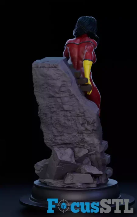 Spider-Woman STL 3D Print File