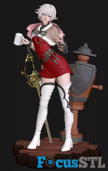 Alisaie Leveilleur STL 3D Print File