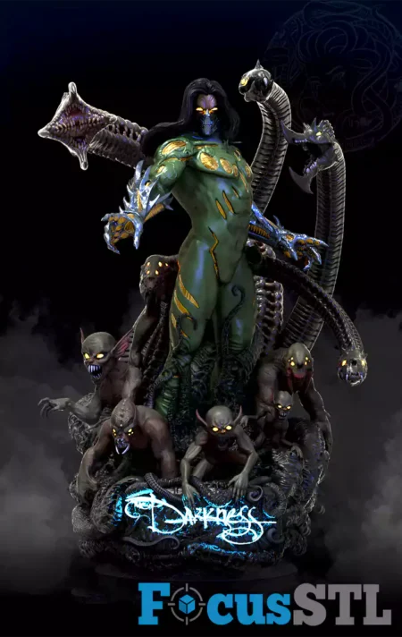 The Darkness Comic Fanart STL 3D Print File
