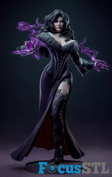 Yennefer STL 3D Print File