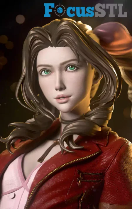 Aerith STL 3D Print Model