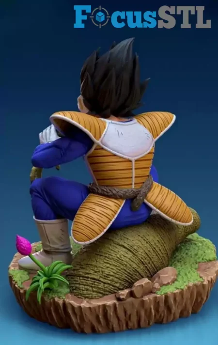 Vegeta Saga Saiya STL 3D Print Model