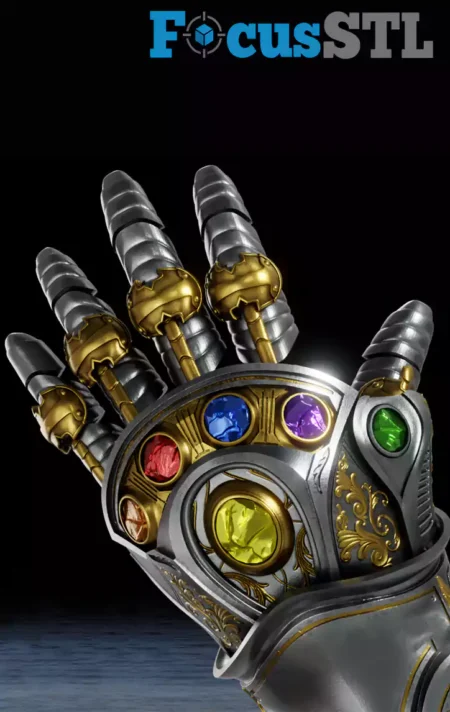 Dr Doom Infinity Gauntlet STL 3D Print Model