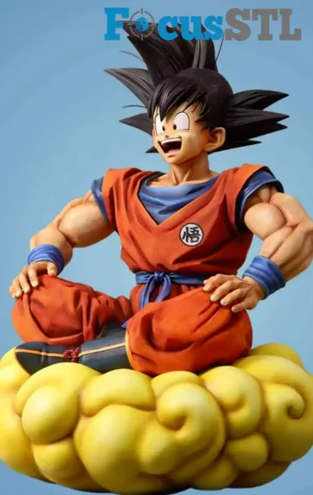 Goku Flying Cloud STL 3D