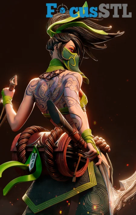 Akali STL 3D Print Model