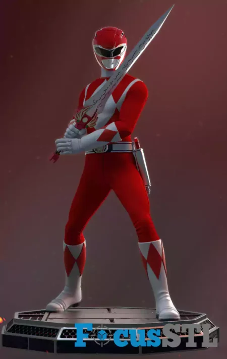 Power Ranger Red STL 3D Print Model