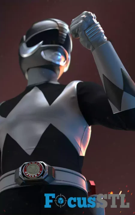 Power Ranger Black STL 3D Print Model