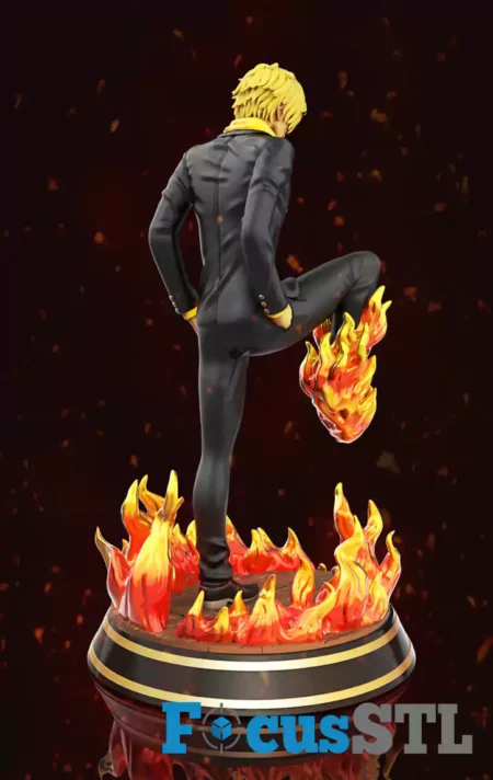 Sanji Red STL 3D Print Model