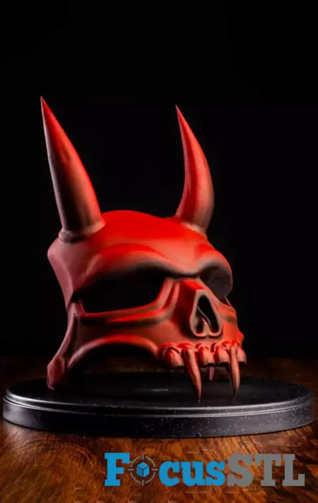 Devil Mask of Spook Show STL 3D Print Model