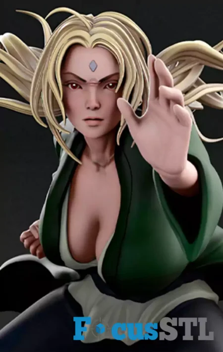 Tsunade Naruto STL 3D Print Model