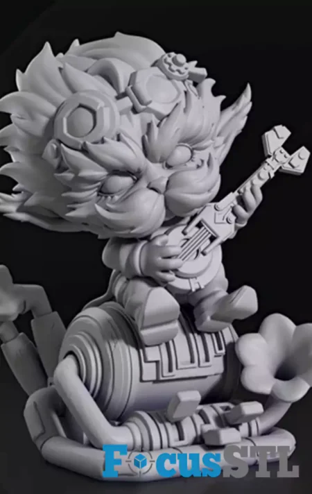 Heimerdinger League of Legends STL 3D Print File