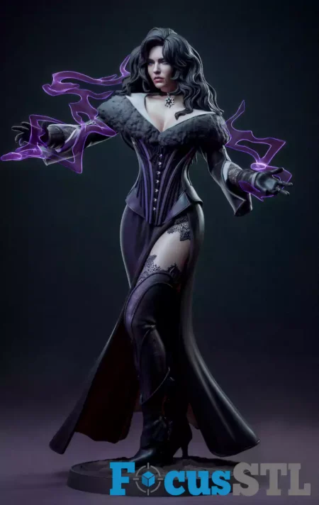 Yennefer STL 3D Print File
